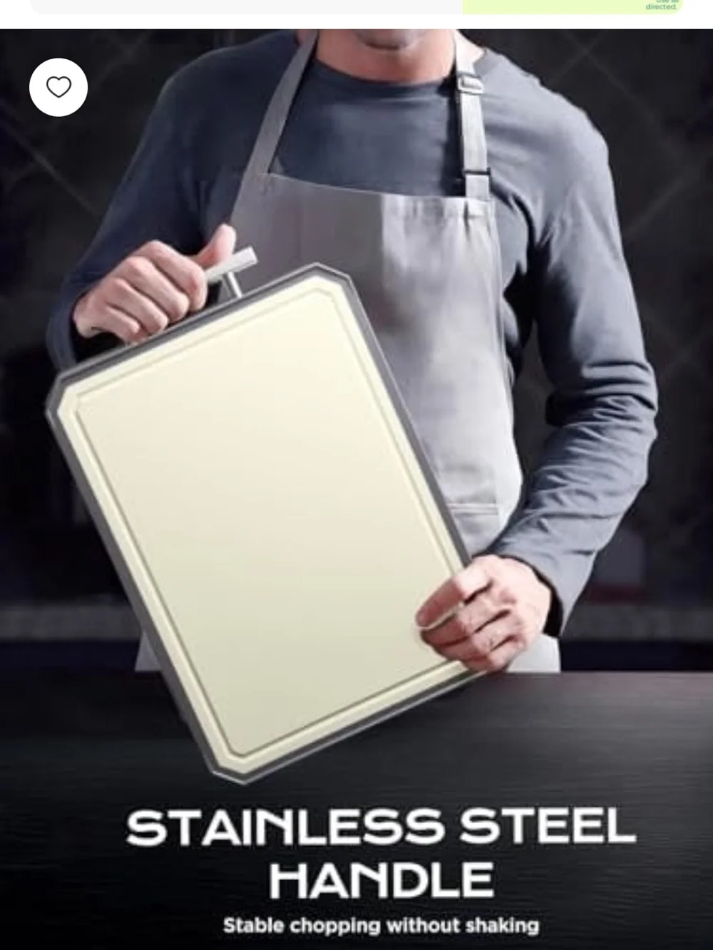 Snow Clad Stainless steel 16” cutting board